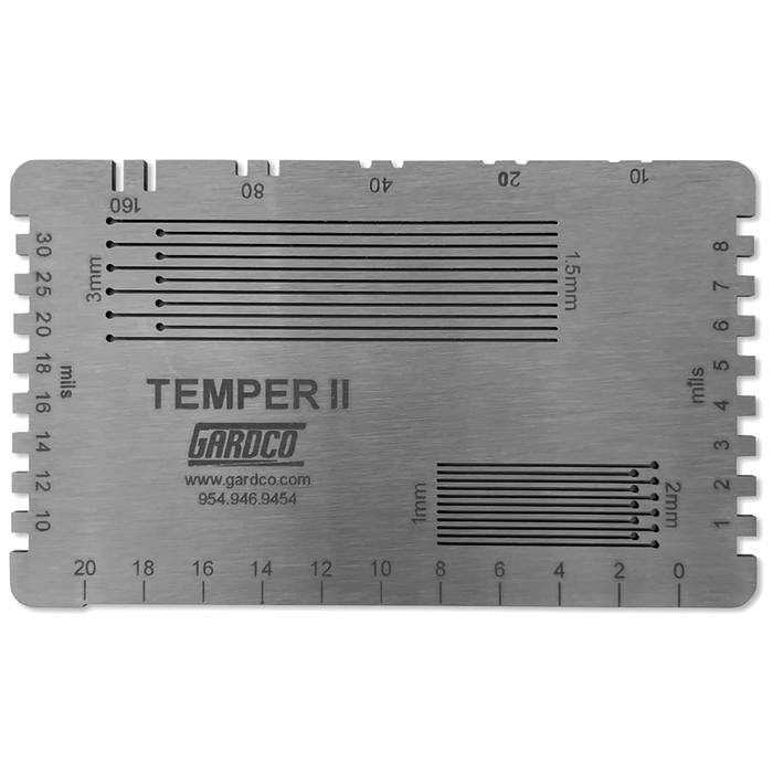 Plantilla de adherencia Temper II Cross Hatch