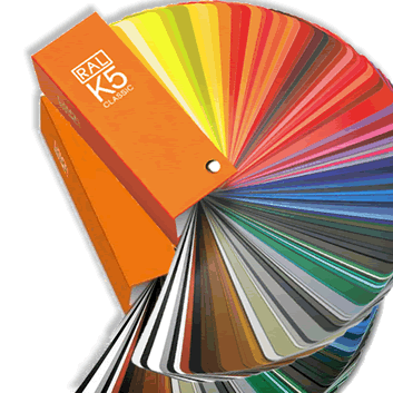 Abanico de Colores RAL-K5, Acabado Semi Brillante